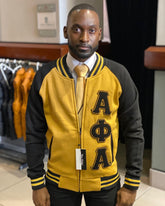 Old Gold Alpha Phi Alpha Varsity Fleece
